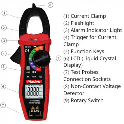 AC/DC Current Digital Clamp Meter T-RMS 6000 Counts