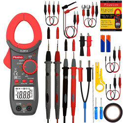 Plusivo CL201-A Digital Clamp Meter T-RMS 1999 Counts