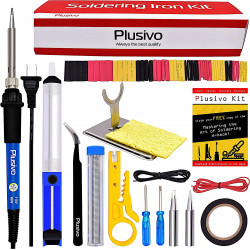 Plusivo Basic Soldering Kit for Electronics (110 V, Plug Type: US)