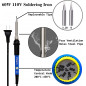 Plusivo Soldering Iron Kit with Digital Multimeter V5 (110 V, Plug Type: US )