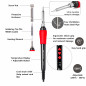 Digital Soldering Iron Kit, LED Clear Display Soldering Iron 60W, Solder Wire, Solder Paste, Mini Stand Digital Soldering Iron Kit, LED Clear Display Soldering Iron 60W, Solder Wire, Solder Paste, Mini Stand
