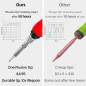 Digital Soldering Iron Kit, LED Clear Display Soldering Iron 60W, Solder Wire, Solder Paste, Mini Stand Digital Soldering Iron Kit, LED Clear Display Soldering Iron 60W, Solder Wire, Solder Paste, Mini Stand