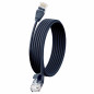 Cat 6A Ethernet Cable U/UTP 6 ft AWG 34 - Ultra Slim Flexible 10Gbps LAN Cable for Home, Office, Gaming, Black