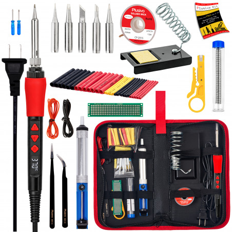 Plusivo Digital Soldering Kit For Electronics (120 V, Plug Type: US)
