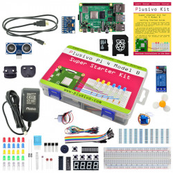 Plusivo Pi 4 Super Starter Kit with Raspberry Pi 4 with 4 GB of RAM and 16 GB sd card with NOOBs