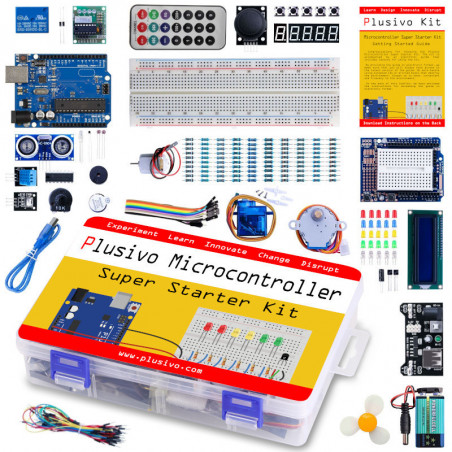 Plusivo Microcontroller Super Starter Kit (196 pcs)