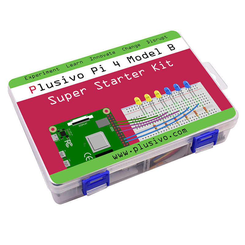 Plusivo Pi 4 Super Starter Kit with Raspberry Pi 4 with 4 GB of