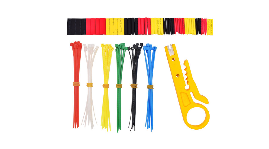 Plusivo 18AWG Hook up Wire Kit - 600V Tinned Stranded Silicone