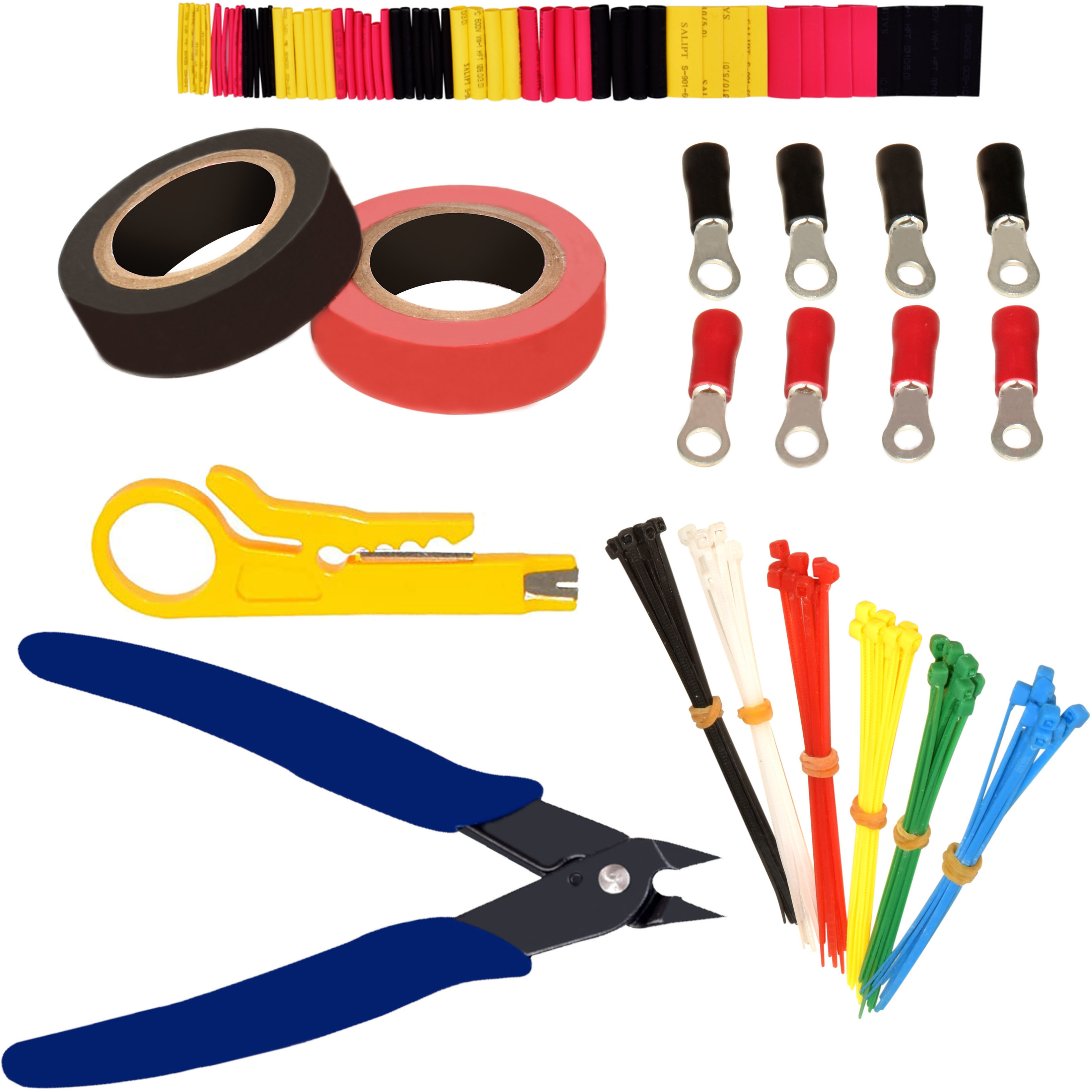 Plusivo 12AWG Hook up Wire Kit - 600V Tinned Stranded Silicone Wire of 2  Different Colors x 8m