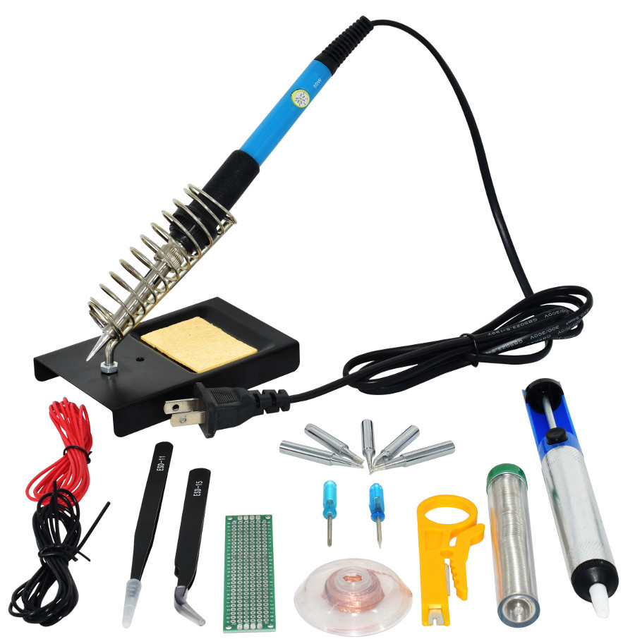 Plusivo Basic Soldering Kit for Electronics (220230 V, Plug Type A)