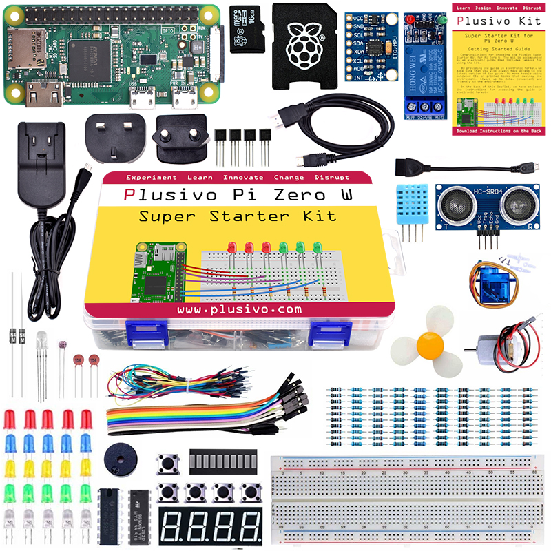 Plusivo Pi 4 Super Starter Kit with Raspberry Pi 4 with 2 GB of