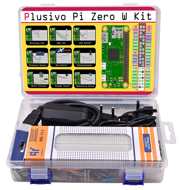 Plusivo Pi 4 Super Starter Kit with Raspberry Pi 4 with 2 GB of