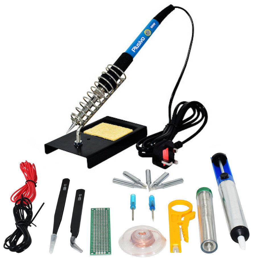 Soldering Kit for Electronics (Plug type UK)