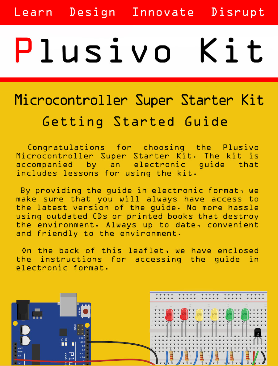 Plusivo Electronics Component Starter Kit - RobotShop